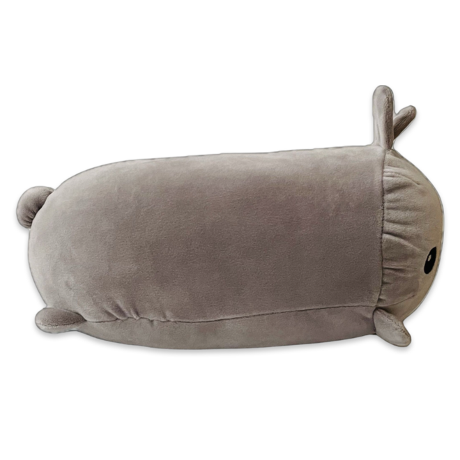 Yabu monster knuffel konijn grijs - 25 cm