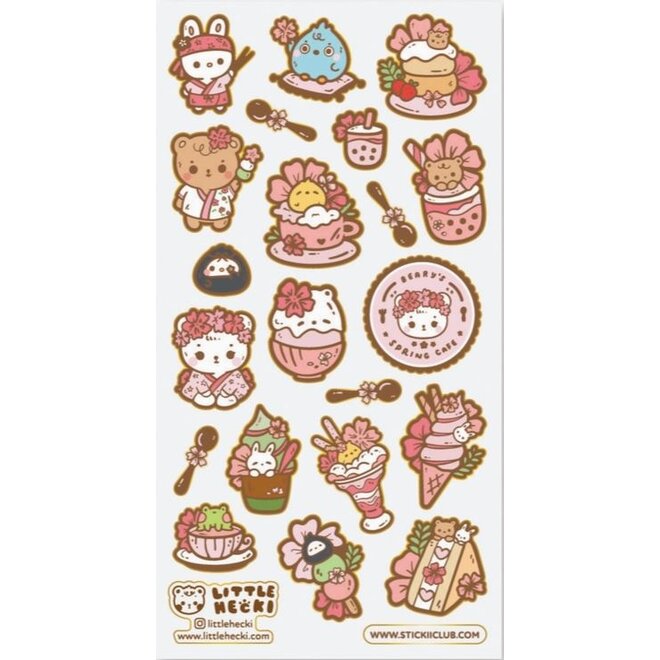 Sticker sheet - Berry's Spring Cafe