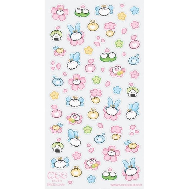 Sticker sheet - Fairy Frogs