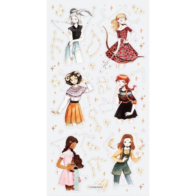 Sticker sheet - Zodiac Dreamers 1