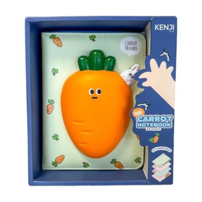 Squishy notebook A5 - Carrot