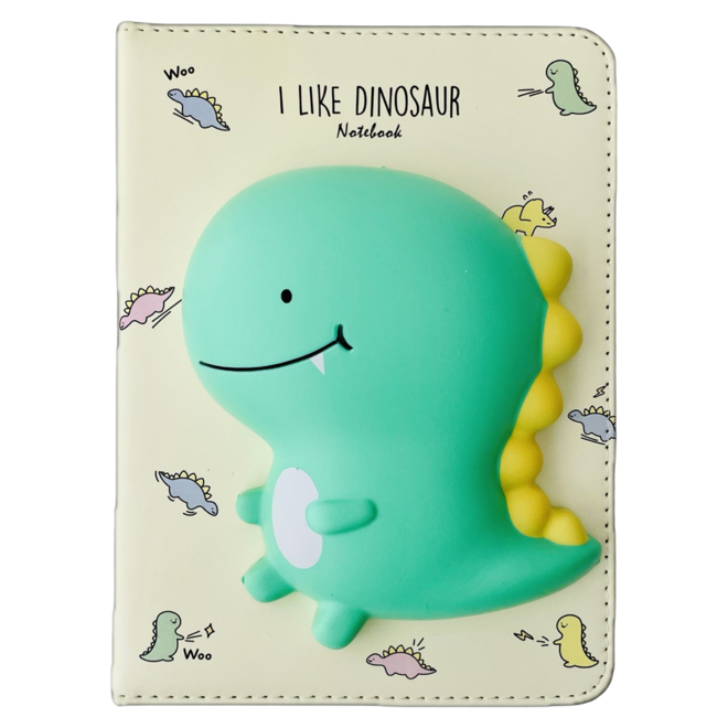 Squishy notebook A5 - Dino