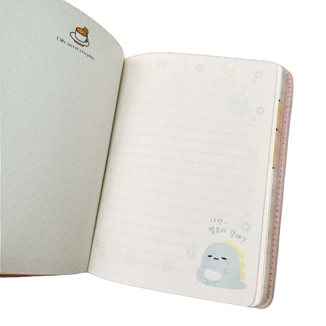 Squishy notebook A5 - Wortel