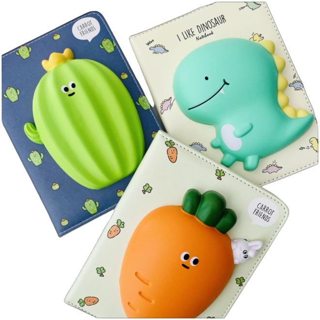 Squishy notebook A5 - Carrot