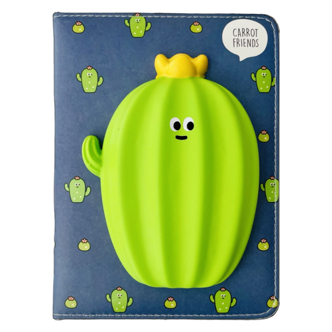 Squishy notebook A5 - Cactus