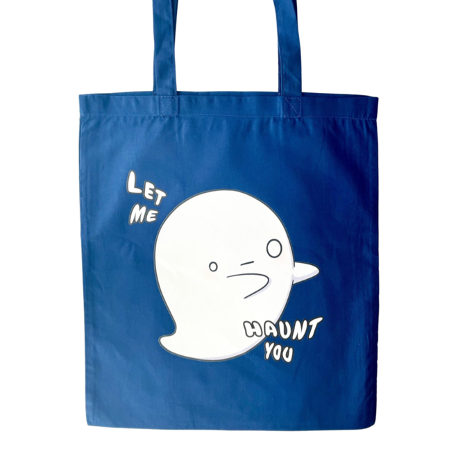 Totebag - Let me haunt you (diverse kleuren)