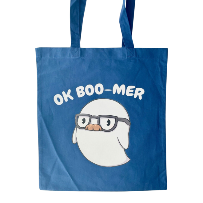 Totebag - Ok Boo-mer (various colors)