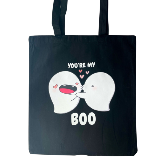 Totebag - You're My Boo (diverse kleuren)