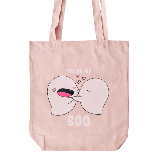 Totebag - You're My Boo (diverse kleuren)