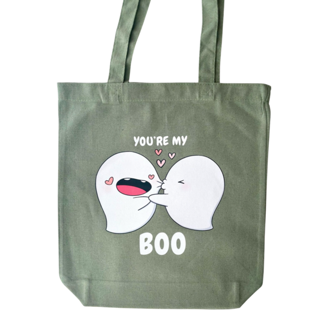 Totebag - You're My Boo (diverse kleuren)