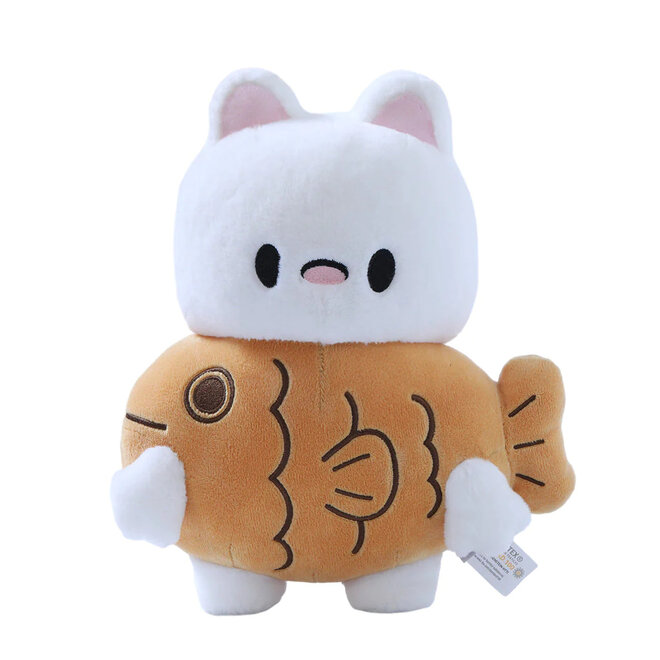 Yabu Kland Tai Ji katten knuffel - 28 cm