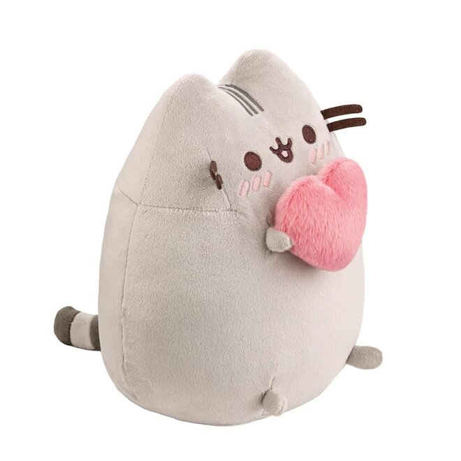 Pusheen met hart - 24 cm