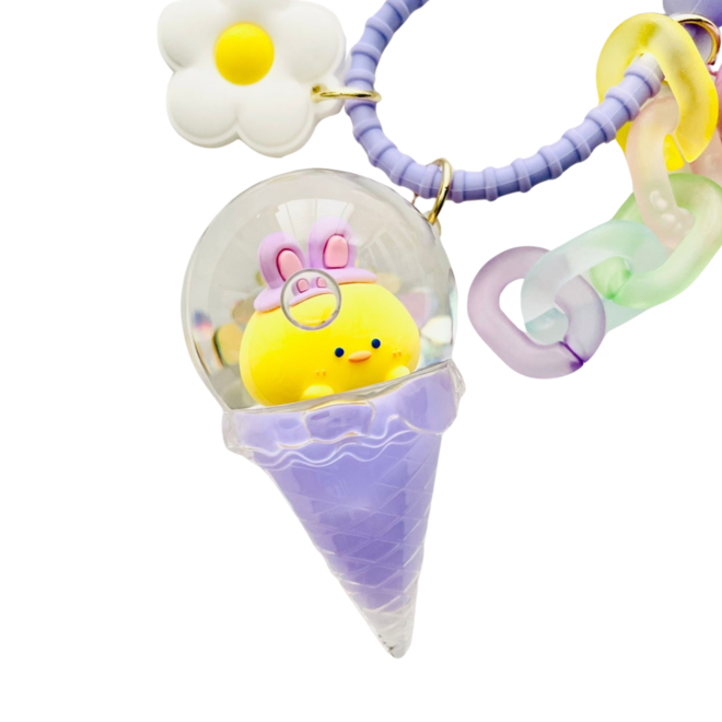 Keychain - Ice Cream Cone