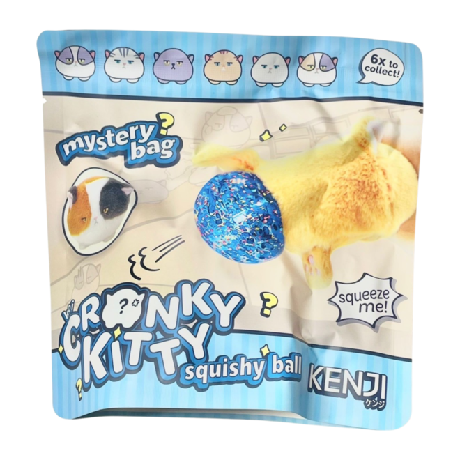 Squishy ball mystery bag - Cranky Kitty