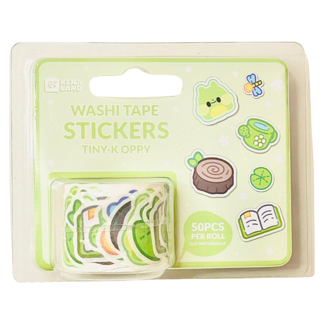 Kenji Washi tape stickers - Tiny K Oppy