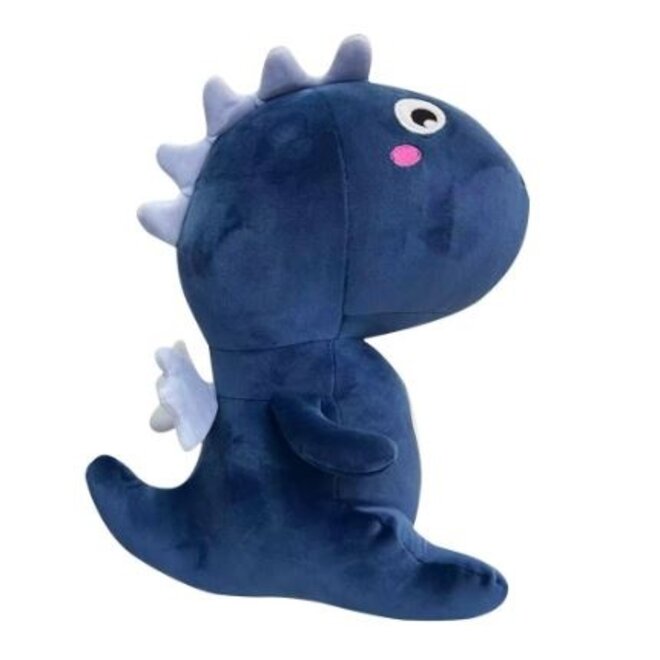 Dragon dino plush - 35 cm - blue