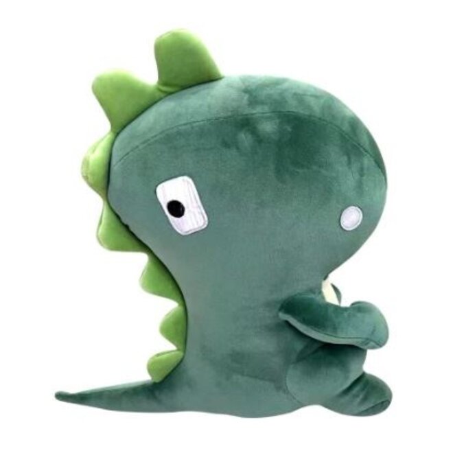 Blocky dino knuffel - 35 cm - groen