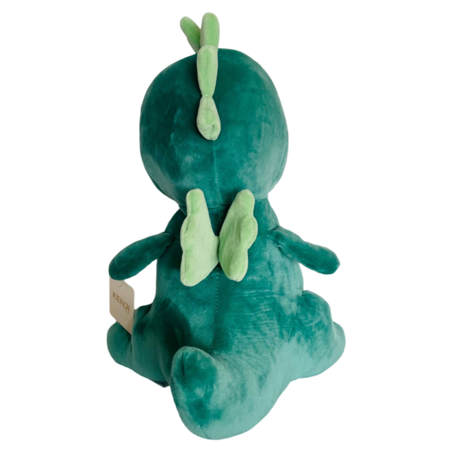 Draak dino knuffel - 35 cm - groen