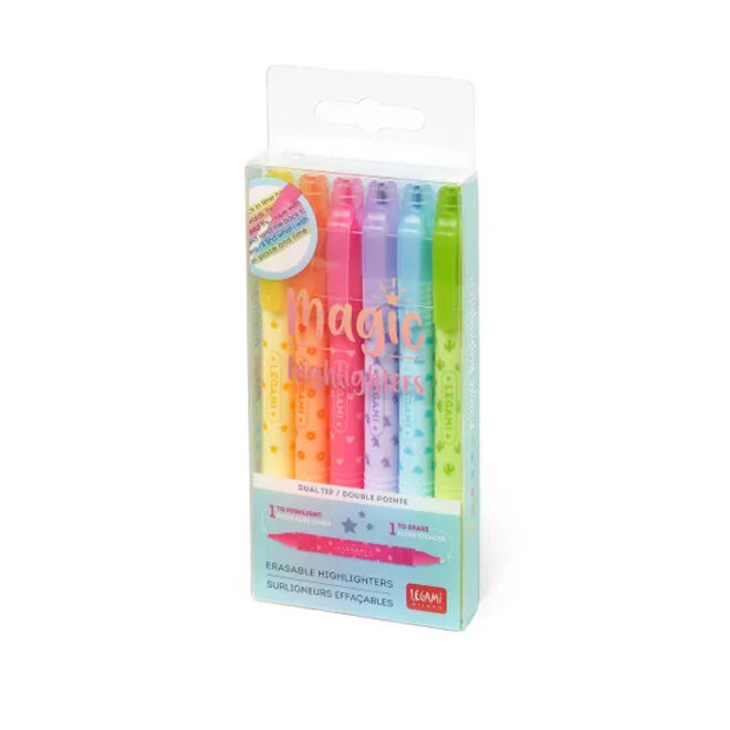 Erasable highlighter set - 6 pcs