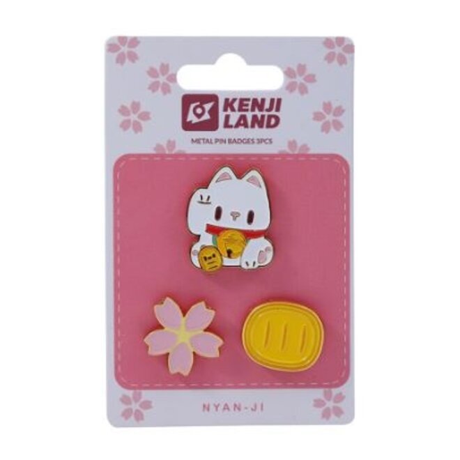 Driedelige set pins -KLAND NYAN - JI