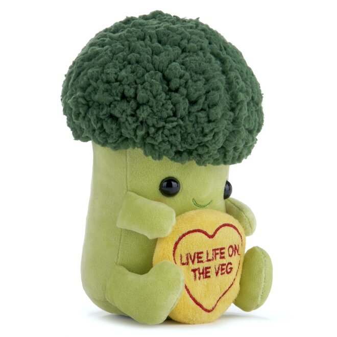 Broccoli knuffel - Live life on the veg - 18 cm