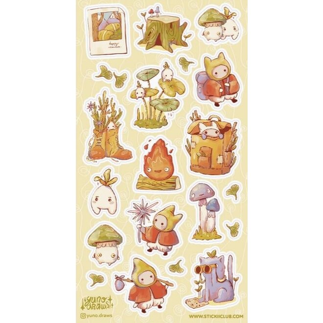 Sticker sheet - Friendly Forest