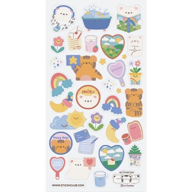 Sticker sheet - Happy Days