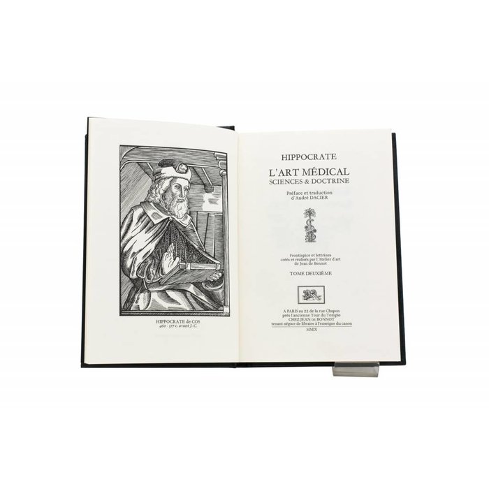Hippocrate de Cos  Hippocrate de Cos  - L'Art Médical, Sciences et Doctrine - Tome 2