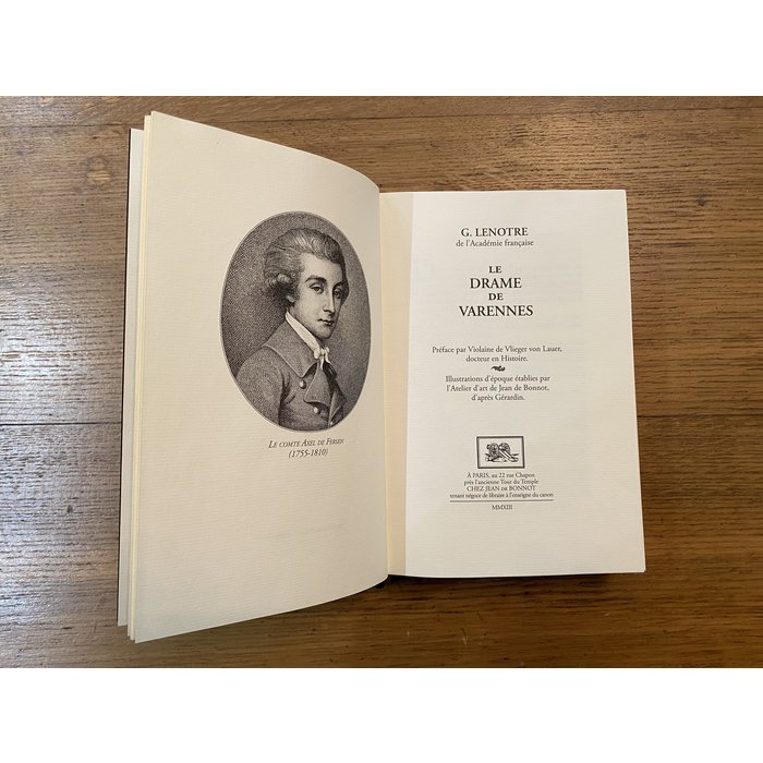 Lenotre G.  Ensemble de Lenotre G.  - Drame de Varennes et Le Vrai Chevalier de Maison-Rouge