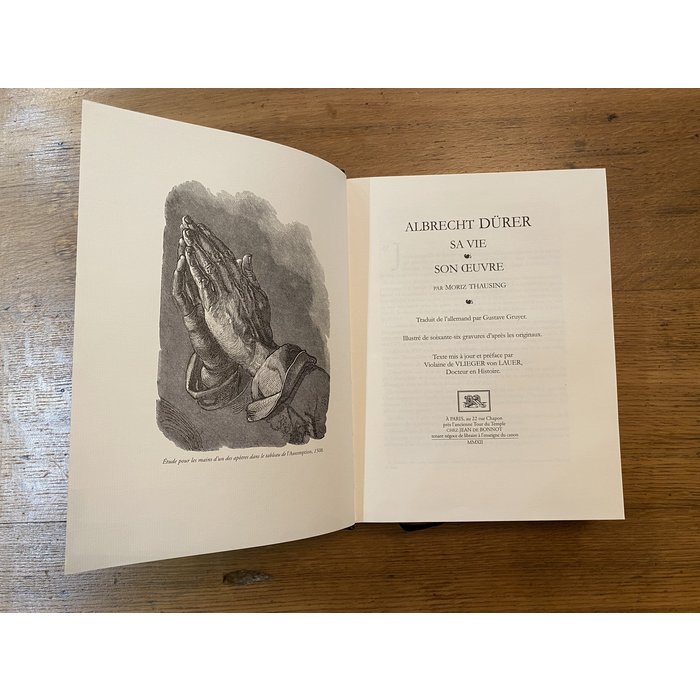Thausing Moriz Thausing Moriz - Albrecht DÜRER, sa vie, son œuvre