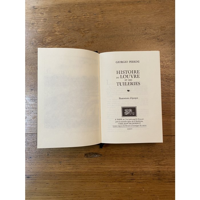 Anonyme Histoire du Louvre et des Tuileries