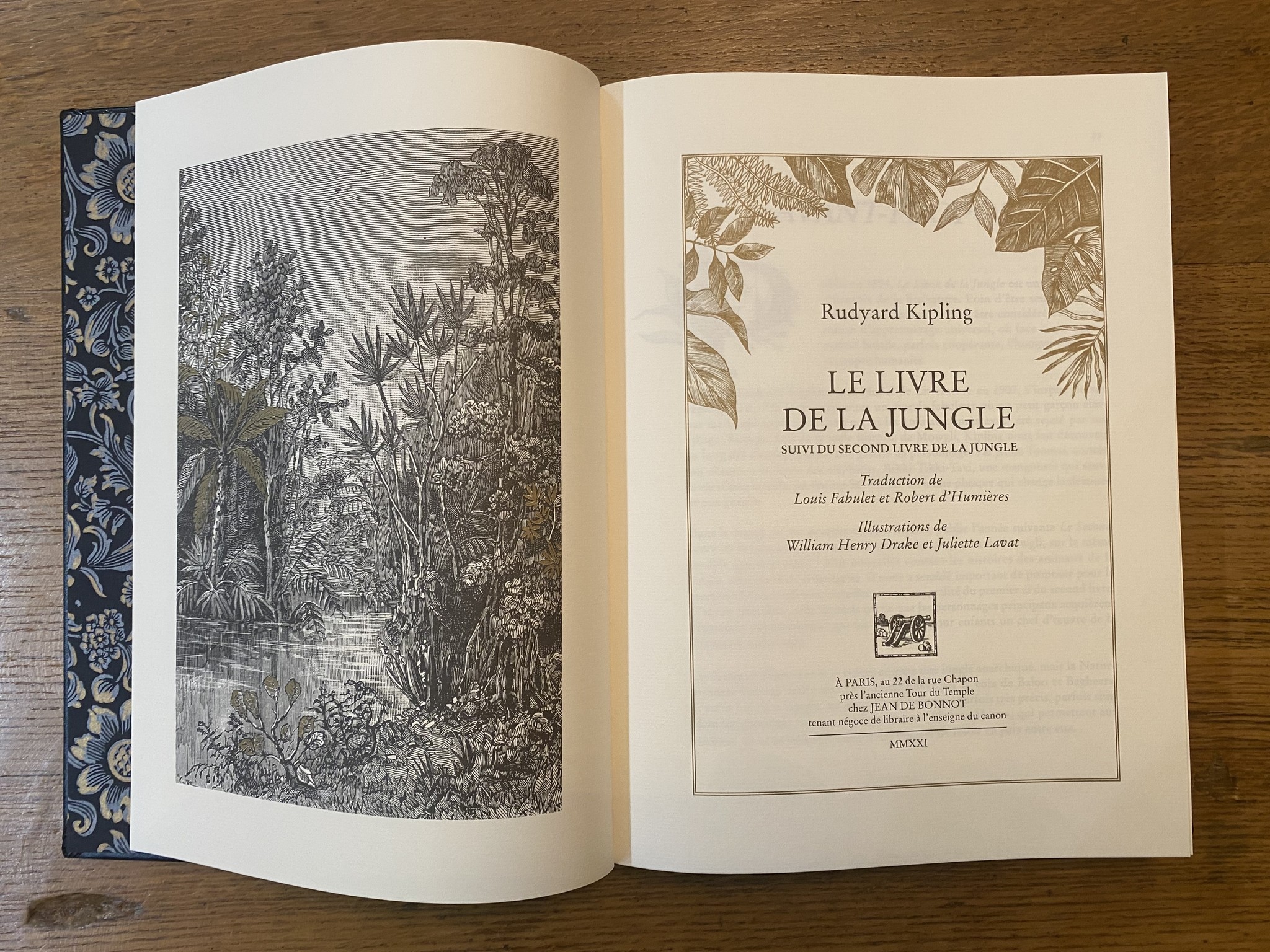 Le Livre de la Jungle - Edition reliée Jean de Bonnot - Jean de Bonnot