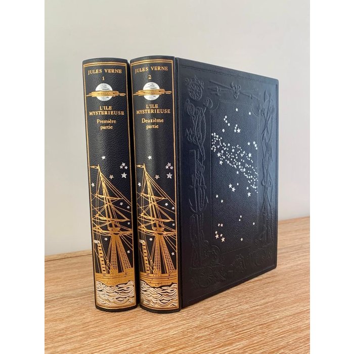 Verne (Jules) Verne (Jules) - L'Ile Mystérieuse, première  et deuxième partie
