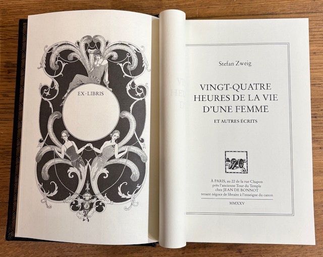 Nouveauté : Vingt-quatre heures de la vie d'une femme et autres écrits de Stefan ZWEIG