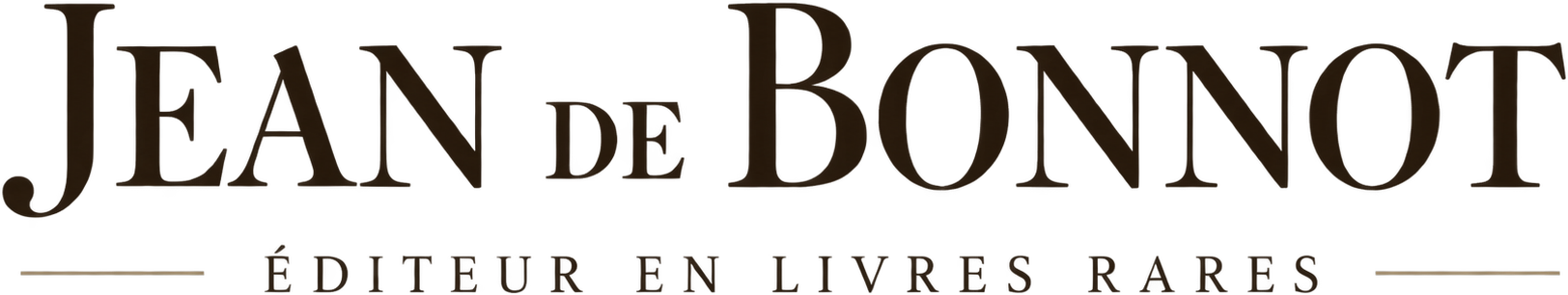 Jean de Bonnot - Éditeur en livres rares