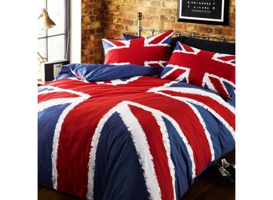 Dekbedovertrek Union Jack - blended katoen