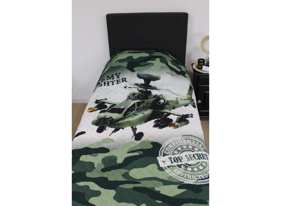 Sprei Army Fighter - 1-persoons