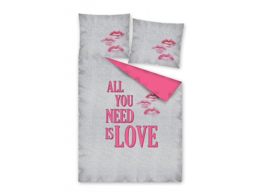 Dekbedovertrek All you need is love - 140x200 + 70x80 cm - Copy