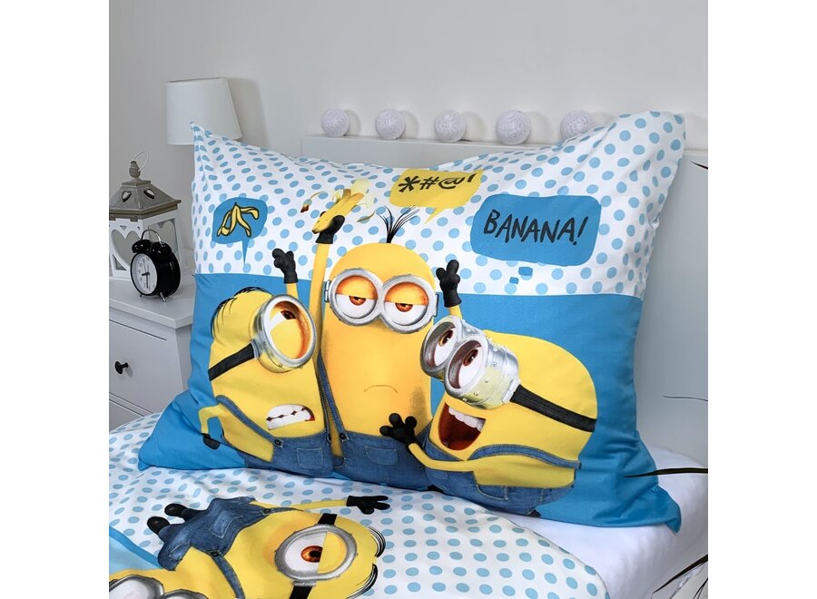 Minions dekbedovertrek More Than A Minion - polyester - 140x200 + 70x90 cm