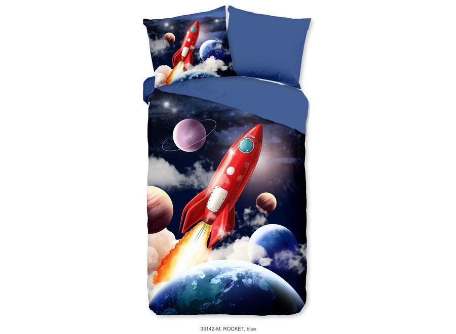 Dekbedovertrek Rocket - microvezel - 140x220 + 60x70 cm