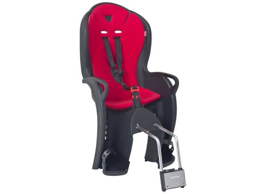 HAMAX KISS CHILD BIKE SEAT: BLACK/RED