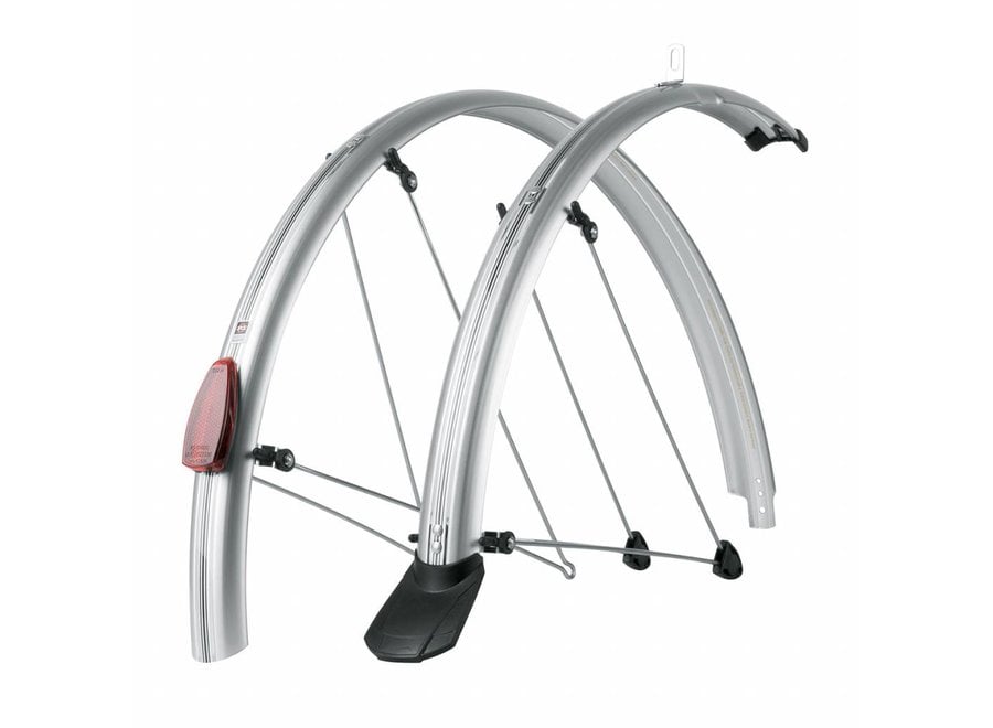 Chromoplastics Mudguard Set 700C P45/P50: Silver 28" 45MM