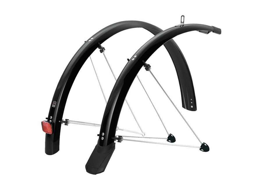 SKS CHROMOPLASTICS MUDGUARD SET 700C P45/P50: BLACK 28" 45MM