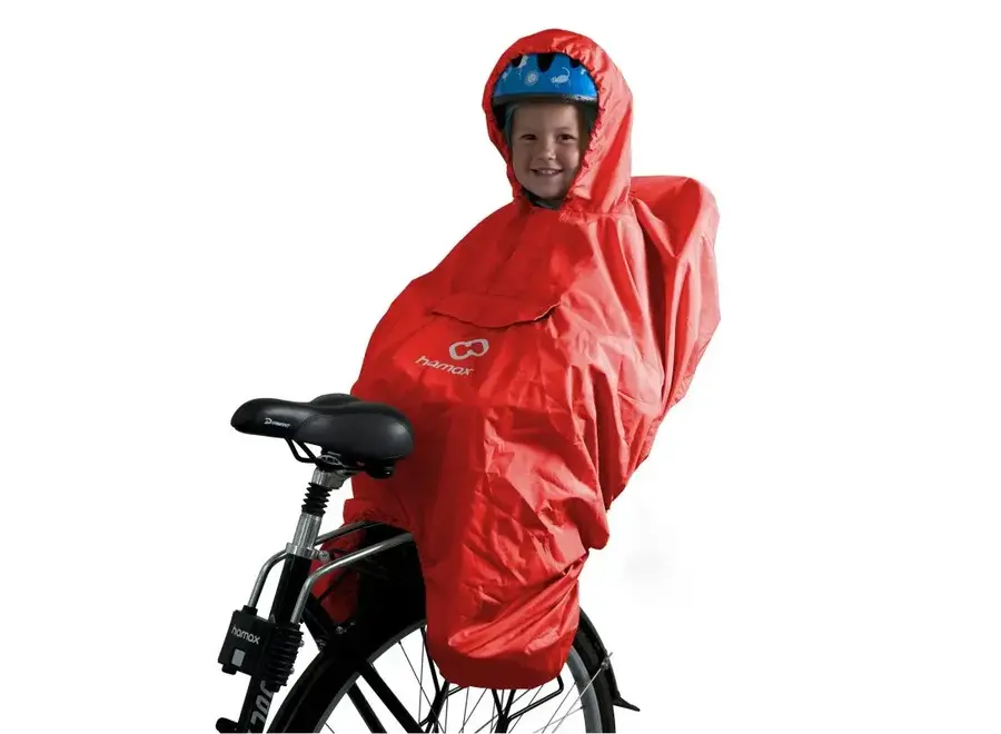 Child Rain Poncho - Red