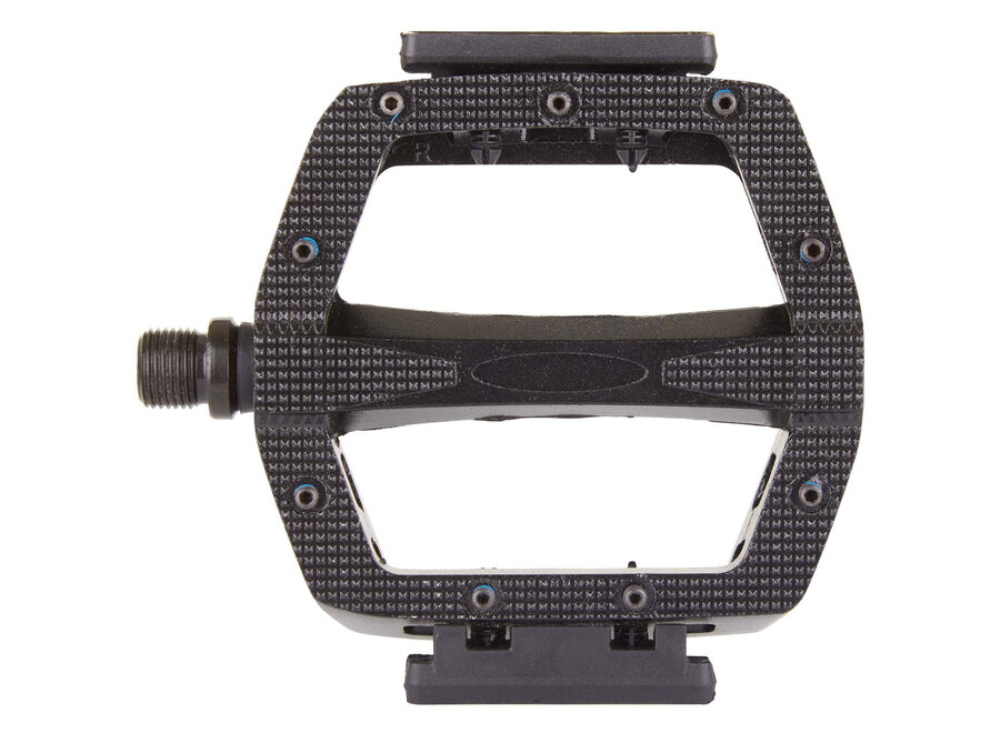Alloy platform pedals w/screw pins, 9/16