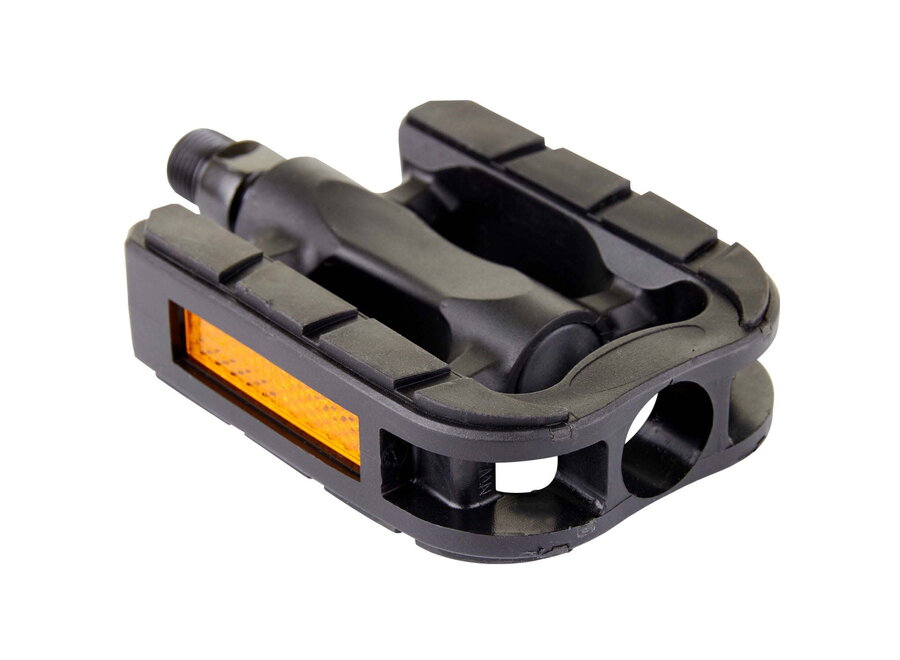 Resin commute pedals, 9/16 inch thread