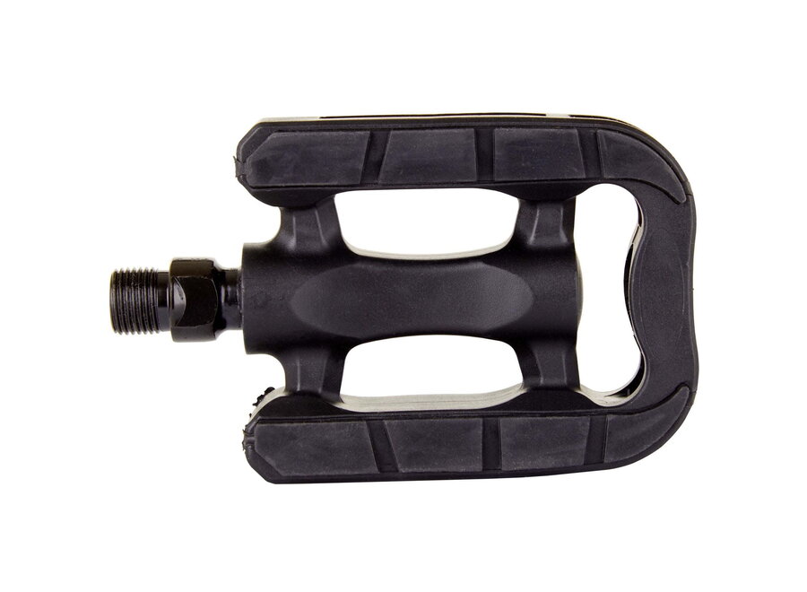 Resin commute pedals, 9/16 inch thread