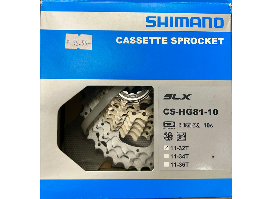 CS-HG81 10-speed cassette 11 - 32T Silver 11 - 32 teeth