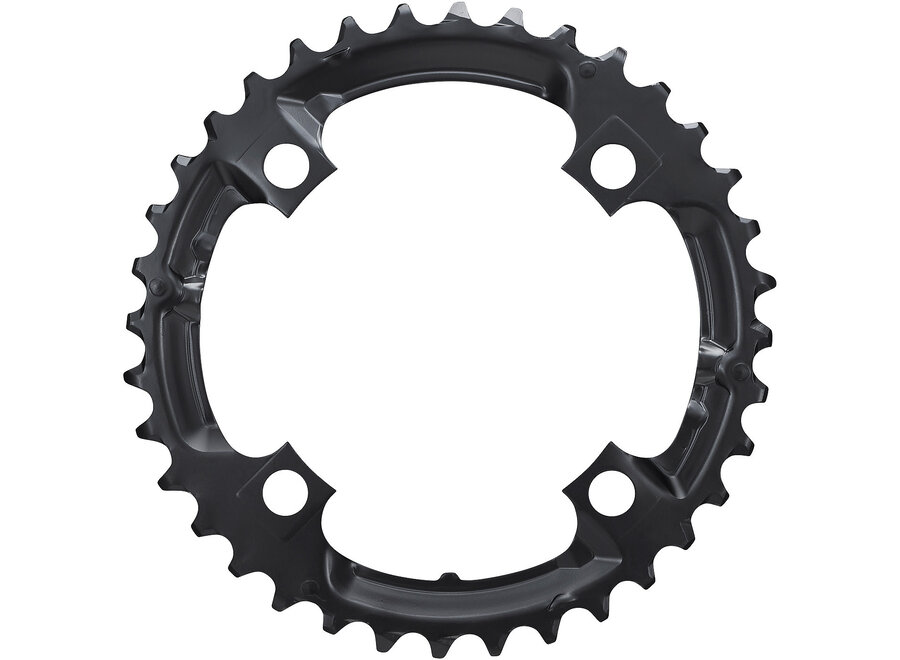 Deore FCM590 36T Black Chainring 3 x 9 speed 104 PCD