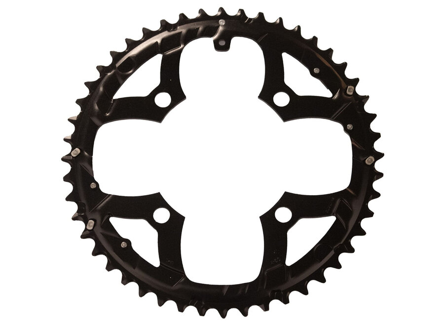 Deore FCM530 4 arm 48T Black Chainring 104 PCD 3 x 9 speed